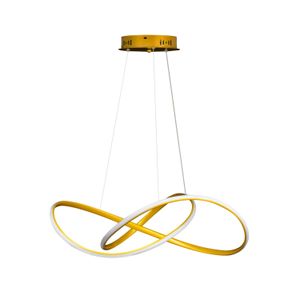 Pendente Space Saturno Plus 60W 3.000K Bivolt Dourado