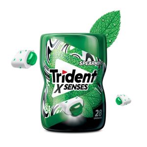 Chiclete Trident Menta Garrafa 54g