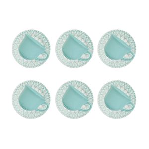 Conjunto de Chá 12 Peças Donna Mandala