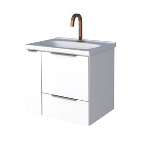 Gabinete Aço Caqui 60cm Branco