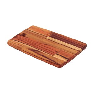 Tábua Retangular Kitchen em Madeira Teca 28x19,5 cm