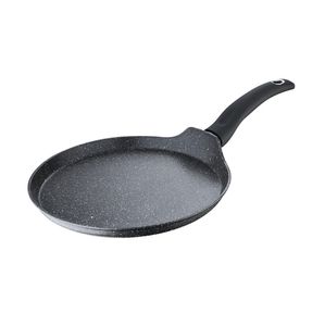 Crepeira Alumínio Forjado 24cm com Fundo Indução Preta