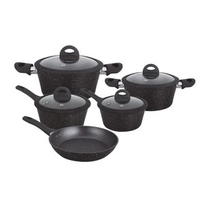 Conjunto de Panelas 05 Peças Viena Full Black