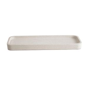 Bandeja para Banheiro em Poliresina 25x9cm Branca