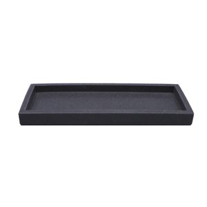 Bandeja para Banheiro em Poliresina 28x11cm Cinza