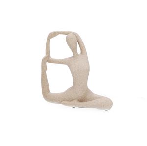 Escultura em Poliresina Yoga Postura de Flexão