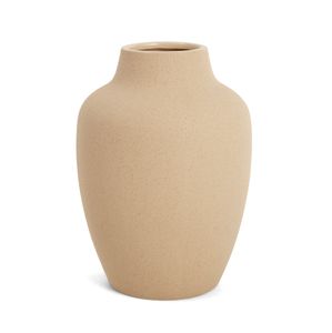Vaso em Cerâmica Bege Grande