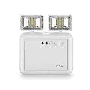 Luminária de Emergência Led 8W 6.500K 1.200lm Bivolt