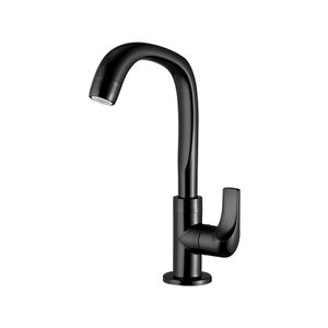 Torneira Lavatório de Mesa Fitt 1195 F61 Preta Bica Alta