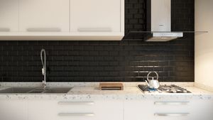 Revestimento A 31x54 Metrô Petróleo Encaixe Caixa com 1,58m² Revestimento A 31x54 Metrô Petróleo Encaixe Caixa com 1,58m²