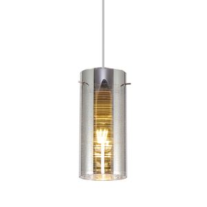 Pendente E27 Aruna Bivolt Vidro/Metal