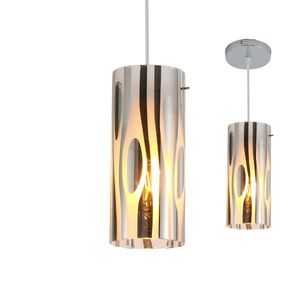 Pendente E27 Zibra Bivolt Vidro/Metal