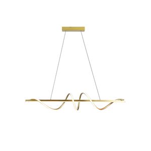 Pendente Led Union Autovolt 3.000K 38W Ouro