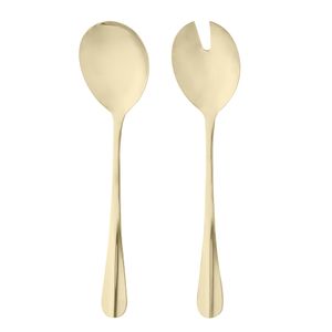 Conjunto para Salada Aço Inox com 2 Peças Positano Dourado