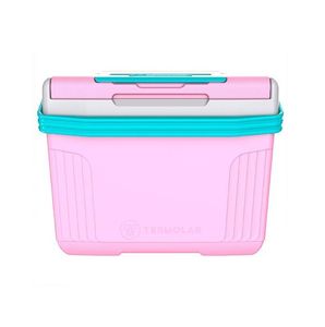 Caixa Térmica Termolar SUV 8 Litros Rosa/Verde
