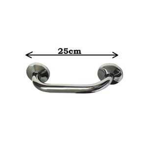 Barra de Apoio Alumínio 25cm Redondo 22mm
