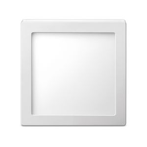 Painel LED Sobrepor Quadrado 24W 3.000K Branco