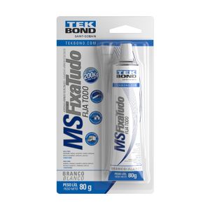 Adesivo MS Fixa Tudo 80g Branco