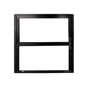 Basculante de Alumínio Home 60x40cm Vidro Liso Preto