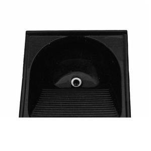 Tanque Simples Marmofibra Decoralita Preto Fosco 60x60cm