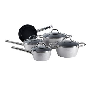 Conjunto de Panelas Latina Cinza Indução Antiaderente