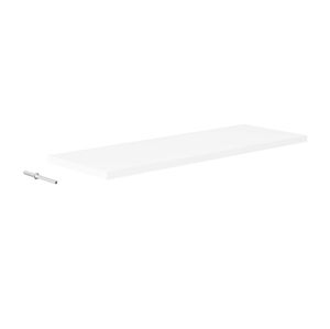 Prateleira Flutuante MDP Branca 1,5x20x60cm