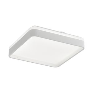 Plafon LED Duetto Quadrado 38 cm 30W Branco