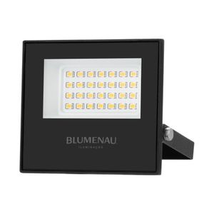 Refletor LED Play 30W 3.000K (Luz Quente) IP66 Preto