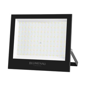 Refletor LED Play 150W 3.000K (Luz Quente) IP66 Preto Blumenau