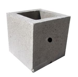 Caixa de Concreto sem Fundo para Telefone 30X30