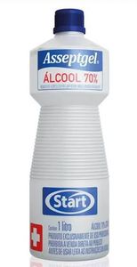Álcool Líquido 70% 1 Litro Álcool Líquido 70% 1 Litro