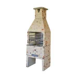 Churrasqueira de Concreto 64cm para 04 Espetos Mesclada