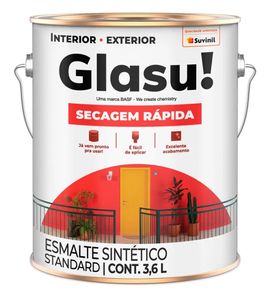 Tinta Esmalte Brilhante Secagem Rápida 3,6 Litros Branco Neve Tinta Esmalte Brilhante Secagem Rápida 3,6 Litros Branco Neve