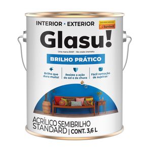 Tinta Acrílica Semi Brilho Prático 3,6 Litros Branco Gelo Tinta Acrílica Semi Brilho Prático 3,6 Litros Branco Gelo