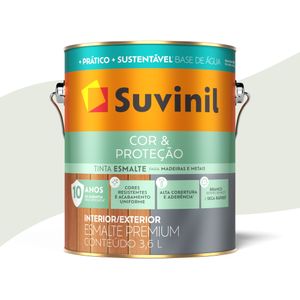 Tinta Esmalte Cor & Proteção Base Água Brilhante 3,6 Litros Gelo Tinta Esmalte Cor & Proteção Base Água Brilhante 3,6 Litros Gelo