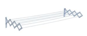 Varal Sanfonado em Aço 120cm Branco