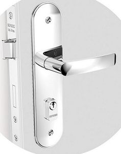 Fechadura Externa Pali Alavanca Cromado Br40