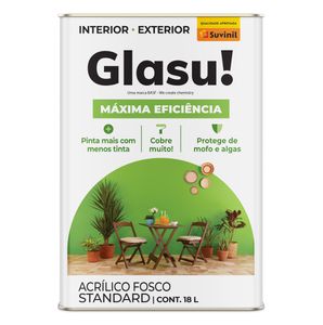 Tinta Acrílica Fosco Máxima Eficiência 18 Litros Branco Neve Tinta Acrílica Fosco Máxima Eficiência 18 Litros Branco Neve