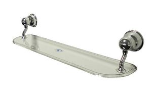 Porta Shampoo Mondo Cromado Cristal