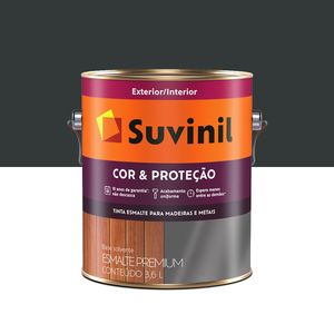 Tinta Esmalte Brilhante a Base Solvente Cor & Proteção 3,6 L Preto Tinta Esmalte Brilhante a Base Solvente Cor & Proteção 3,6 L Preto
