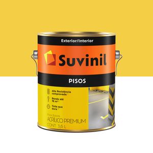 Tinta Fosco para Piso 3,6 Litros Amarelo Demarcação Tinta Fosco para Piso 3,6 Litros Amarelo Demarcação