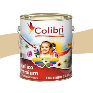 Tinta Acrílica Premium Semi Brilho Exterior e Interior 3,6 Litros Camurça