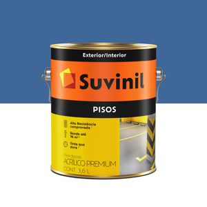 Tinta Fosco Para Piso 3,6 Litros Azul Tinta Fosco Para Piso 3,6 Litros Azul