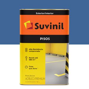 Tinta Fosco Para Piso 18 Litros Azul Tinta Fosco Para Piso 18 Litros Azul