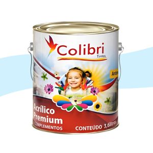 Tinta Acrílica Premium Semi Brilho Exterior e Interior 3,6 Litros Azul Suave