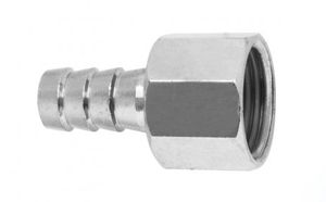 Adaptador Niquelado Reto para Instalação de Gás Fêmea Adaptador Niquelado Reto para Instalação de Gás Fêmea