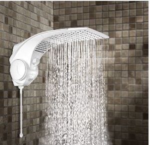 Chuveiro Ducha Duo Shower Quadra Eletrônica 220V 7500W Branco
