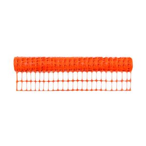 Tela Tapume Pvc Laranja 1,20 Metros Largura Rolo 50 Metros