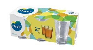 Conjunto com 6 Copos de Vidro 280ml Ginga Conjunto com 6 Copos de Vidro 280ml Ginga