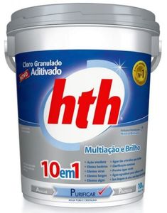 Cloro Aditivado Mineral Brilliance 10 em 1 com 10kg HTH